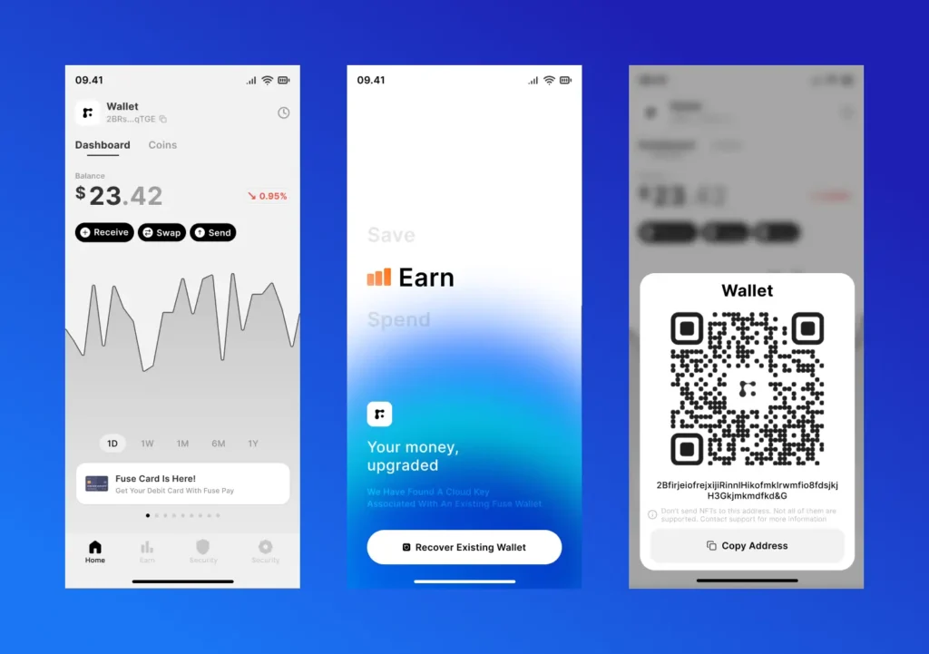 Crypto wallet Fuse recreated.